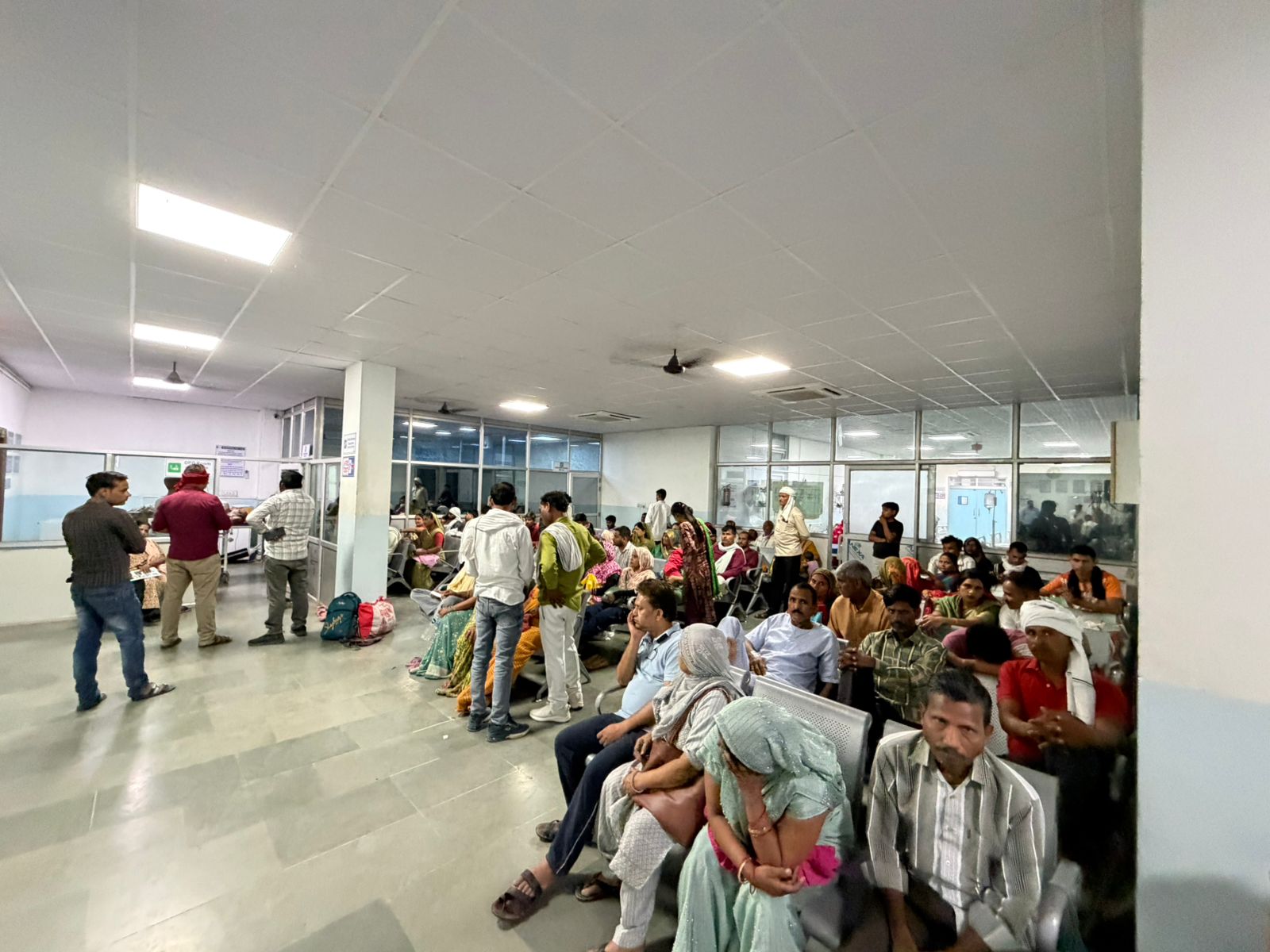 Waiting area for patients and visitors.